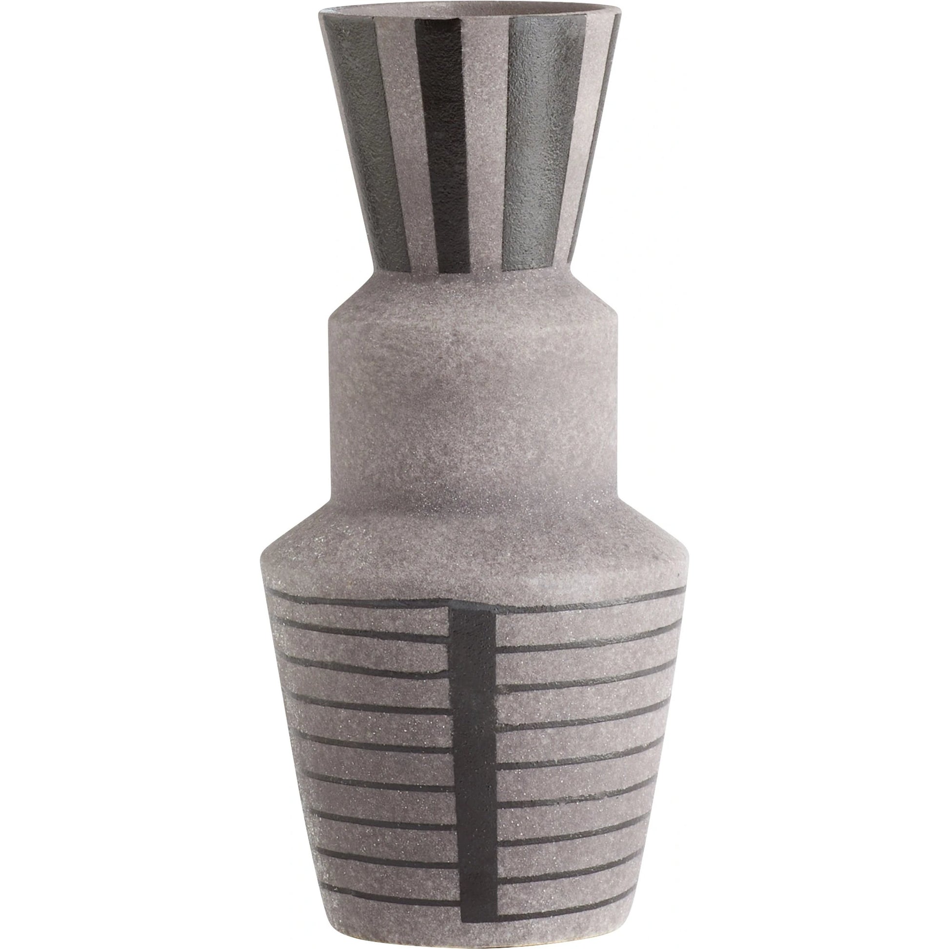 Erebus Vase by Cyan Design in grey. Made from unique in a modern style.