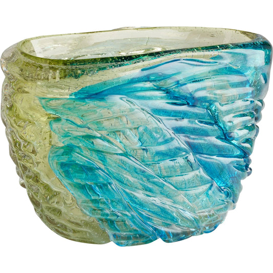 Oceanus Bowl by Cyan Design in blue, green. Made from unique in a coastal style.