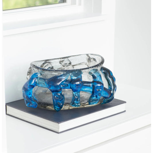 Oceanus Vase by Cyan Design in clear. Made from unique in a coastal style.