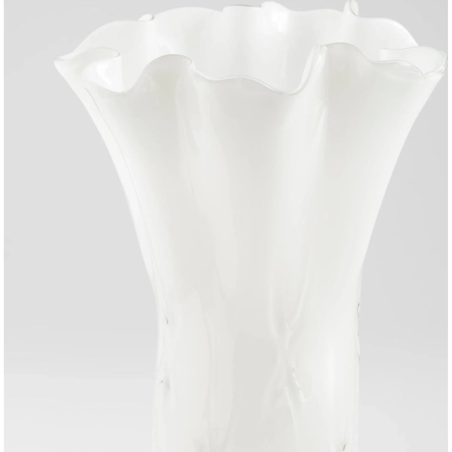 003 SI-1986951 | Closeup | Bristol Vase by Cyan Design in white. Made from unique in a modern style.