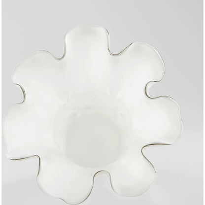 Bristol Vase by Cyan Design in white. Made from unique in a modern style.