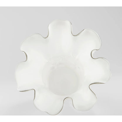 Bristol Vase by Cyan Design in white. Made from unique in a modern style.