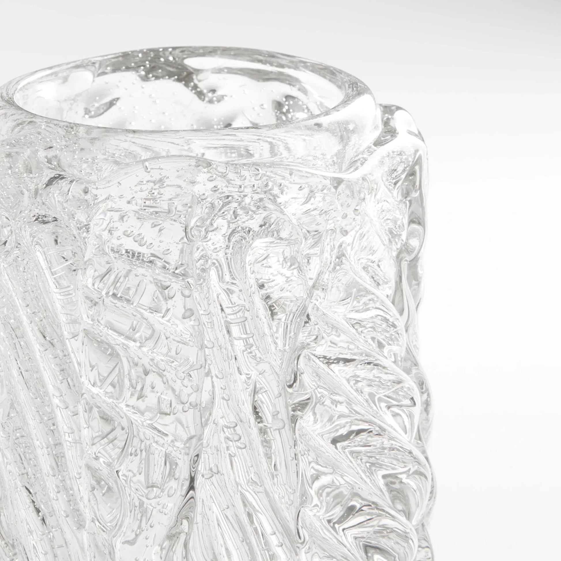 Clearly Thorough Vase by Cyan Design in clear. Made from glass in a modern style.