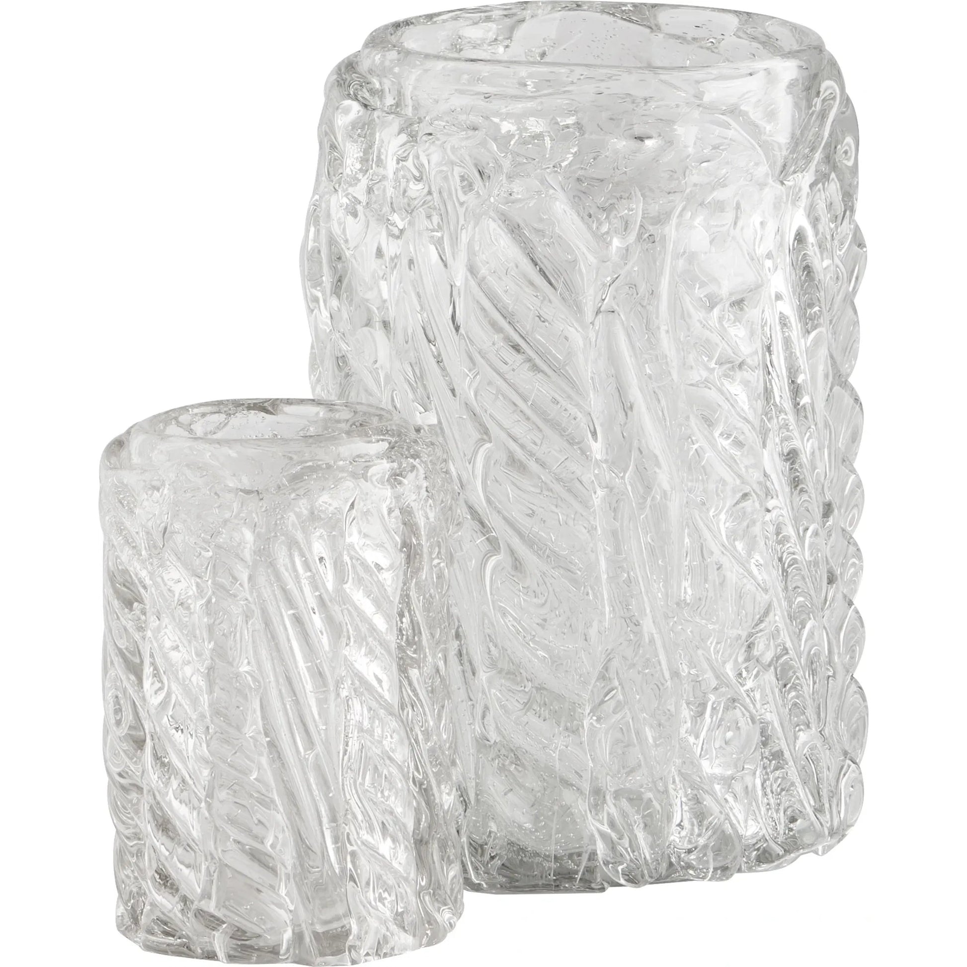 Clearly Thorough Vase by Cyan Design in clear. Made from glass in a modern style.