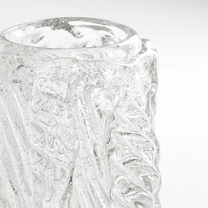 Clearly Thorough Vase by Cyan Design in clear. Made from glass in a modern style.