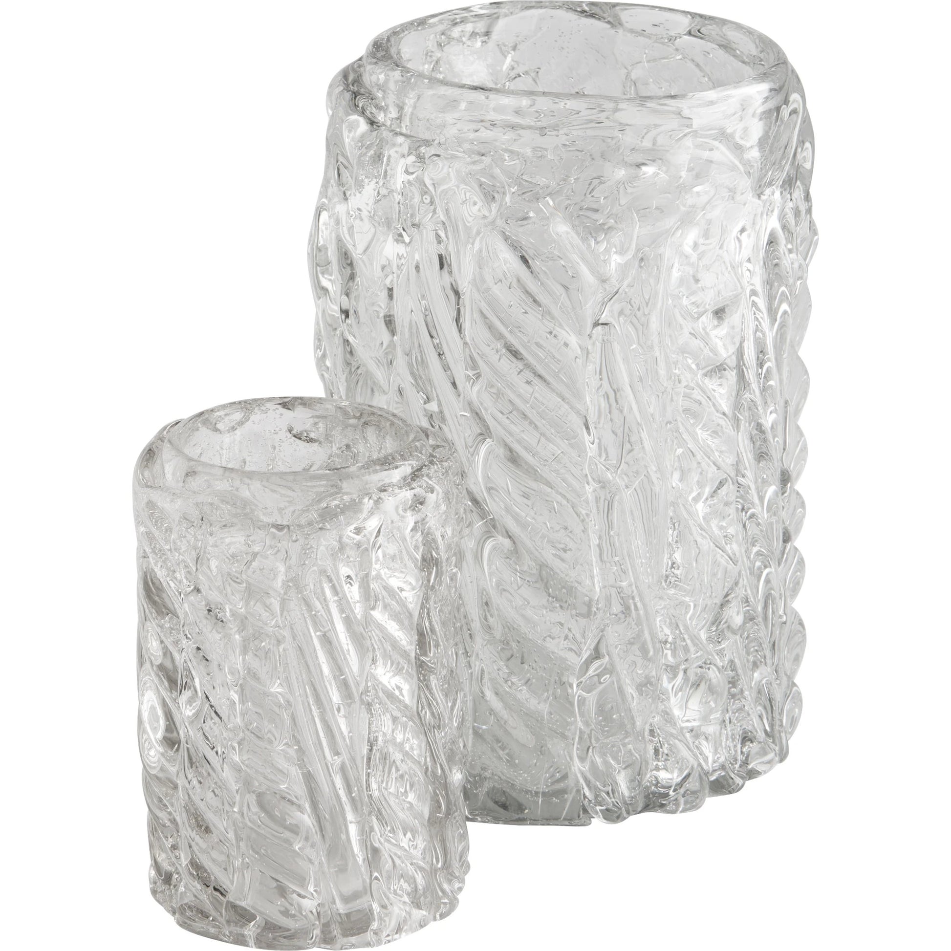 Clearly Thorough Vase by Cyan Design in clear. Made from glass in a modern style.