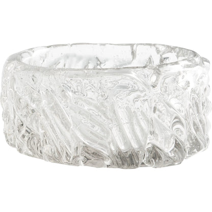 Clearly Thorough Bowl by Cyan Design in clear. Made from glass in a modern style.