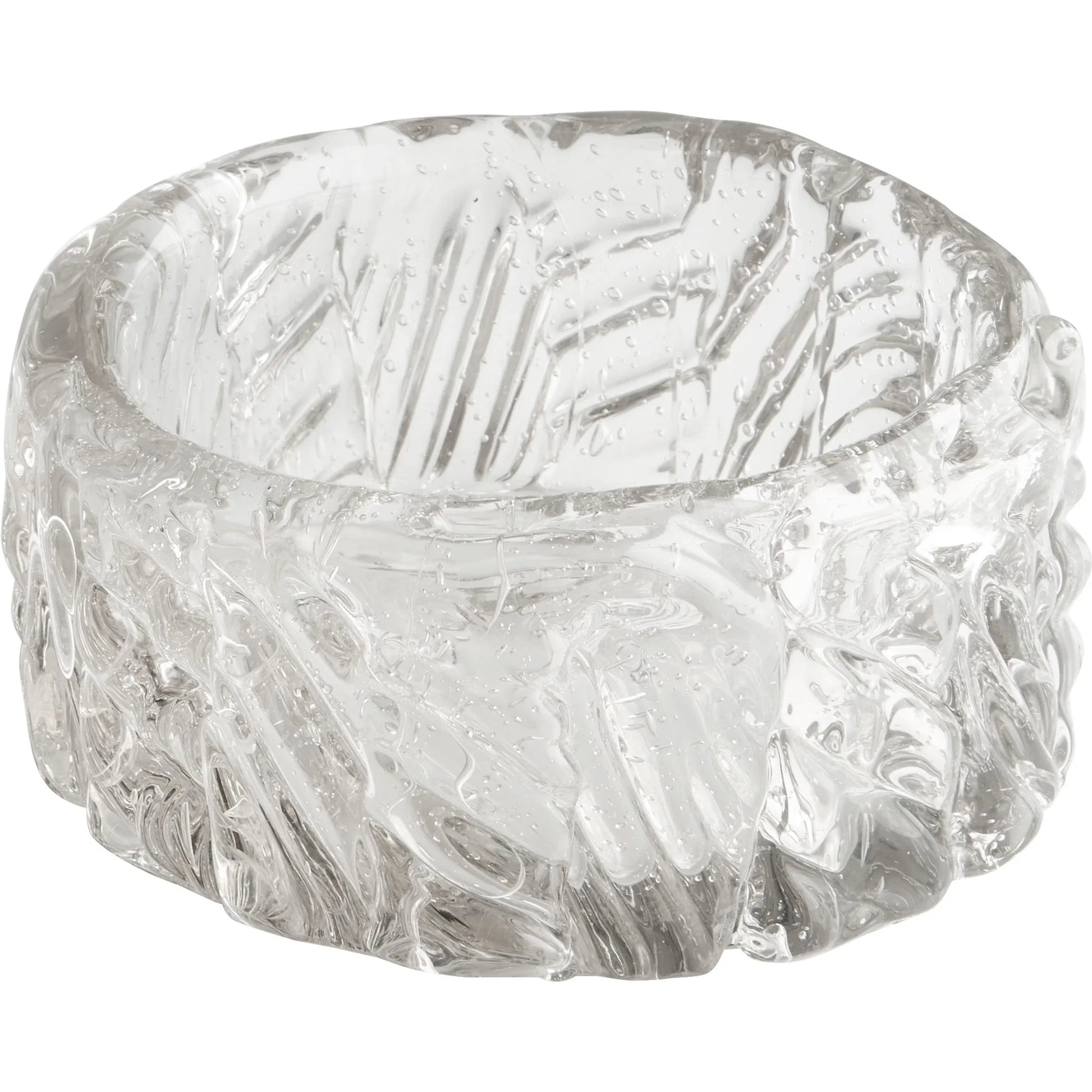 Clearly Thorough Bowl by Cyan Design in clear. Made from glass in a modern style.