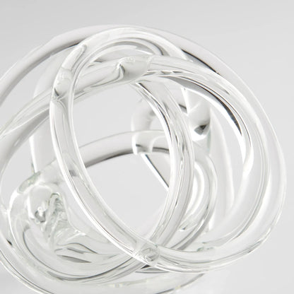 Knotty Sphere by Cyan Design in clear. Made from unique in a modern style.
