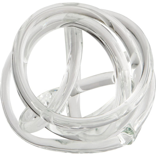 Knotty Sphere by Cyan Design in clear. Made from unique in a modern style.