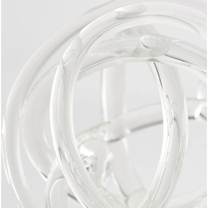 Knotty Sphere by Cyan Design in clear. Made from unique in a modern style.