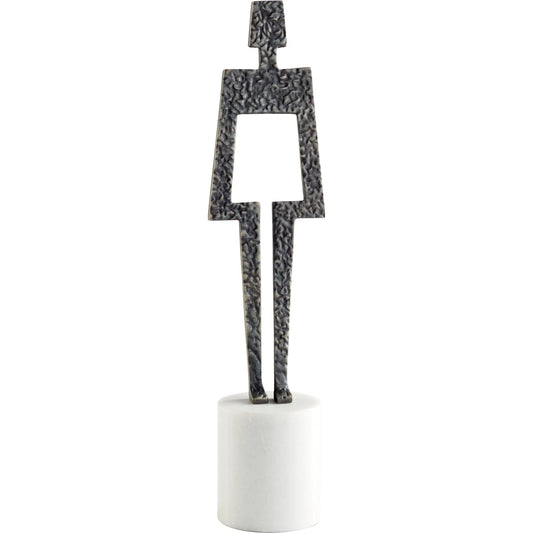 Beatrice Sculpture by Cyan Design in black, white. Made from marble, metal in a modern style.