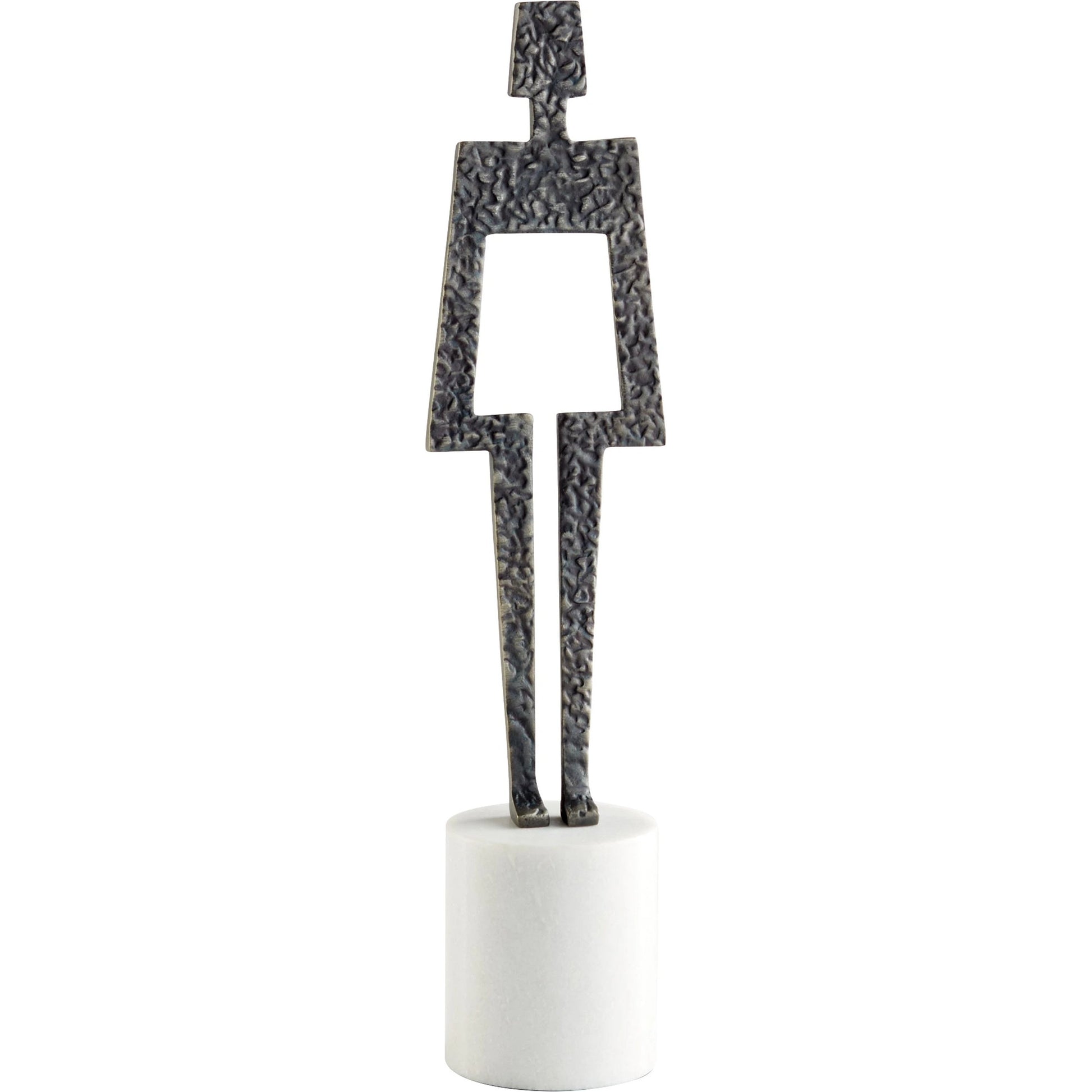 Beatrice Sculpture by Cyan Design in black, white. Made from marble, metal in a modern style.