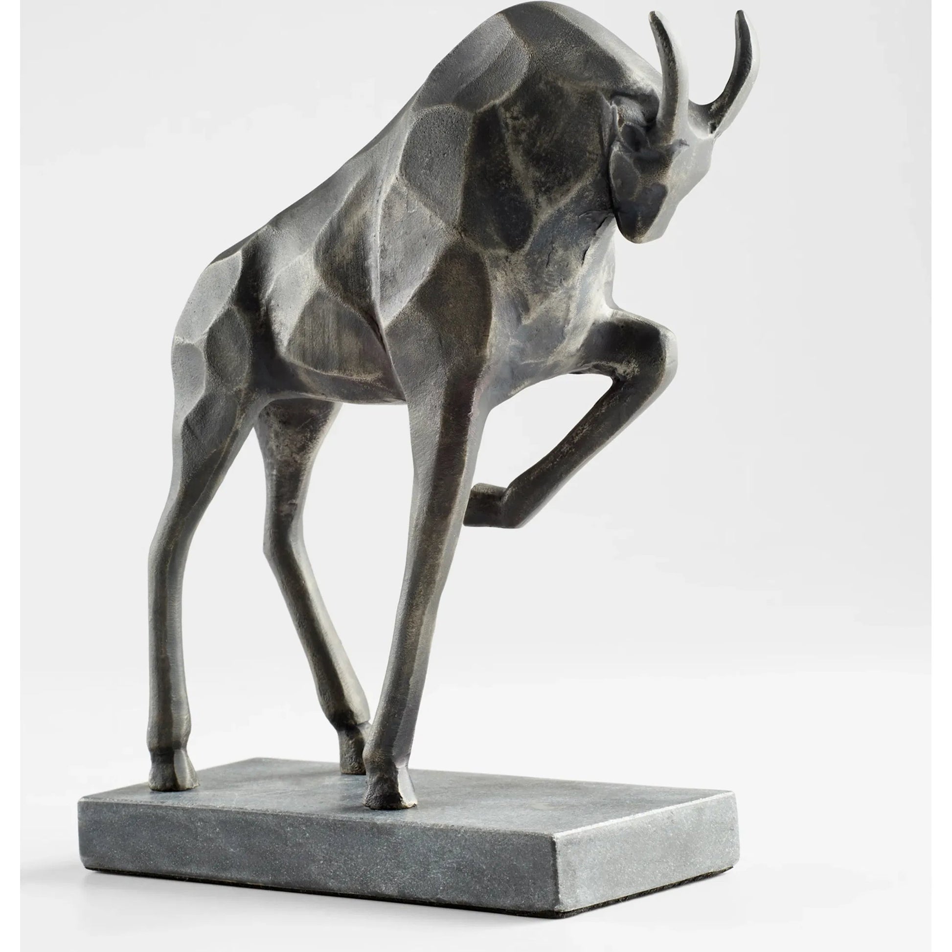 Torero Sculpture by Cyan Design in antique pewter. Made from marble, metal in a modern style.