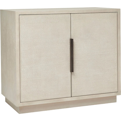 Holmes Bar Cabinet by Interlude Home in cliffside, vintage bronze. Made from oak, rattan, metal in a transitional style.