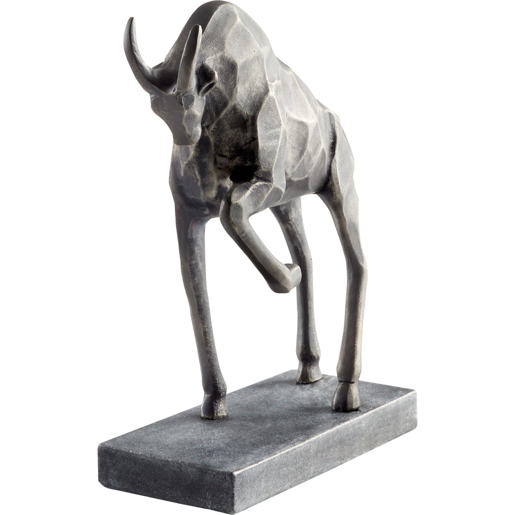 Torero Sculpture by Cyan Design in antique pewter. Made from marble, metal in a modern style.