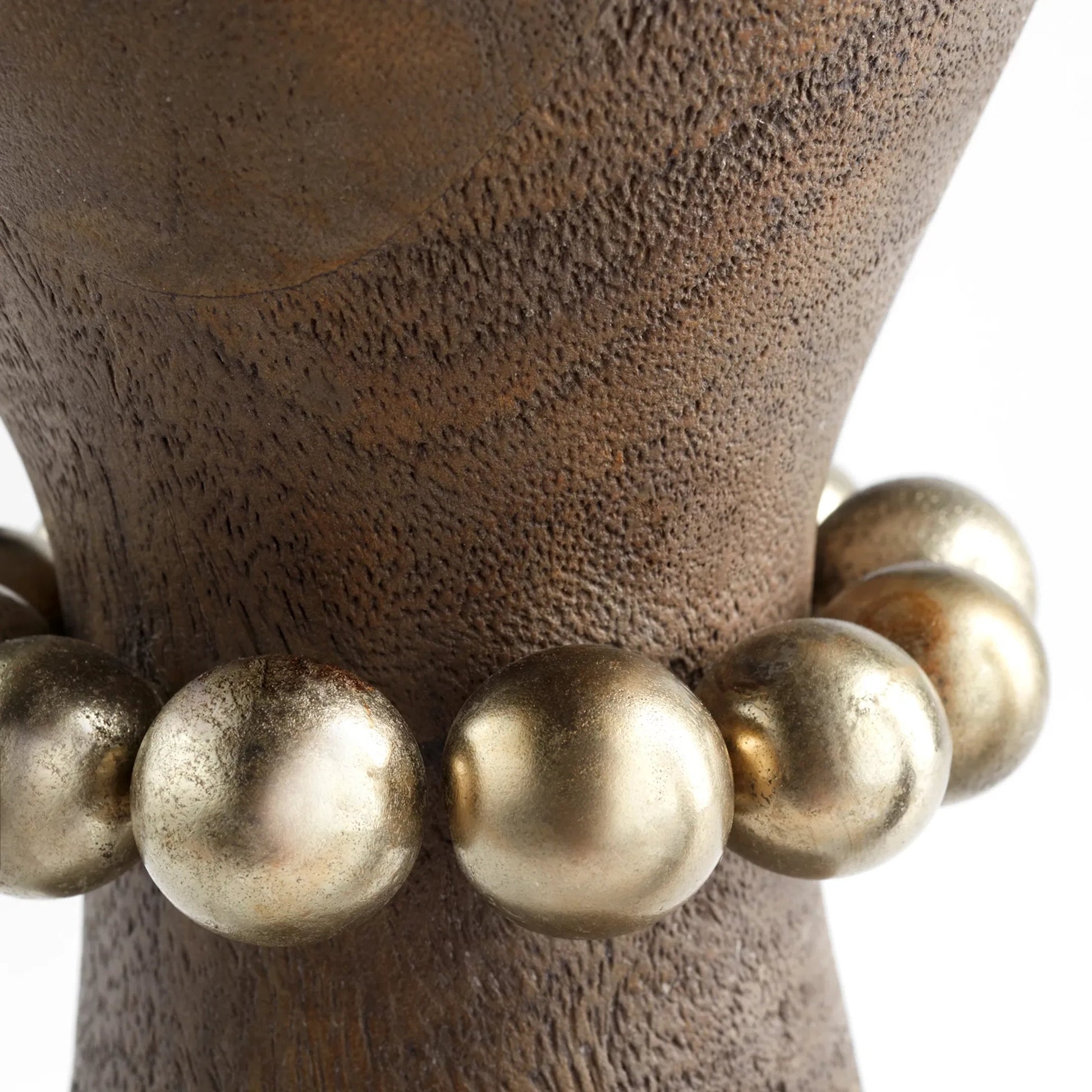 Parvati Candle Holder by Cyan Design. Made from wood, iron in a modern style.