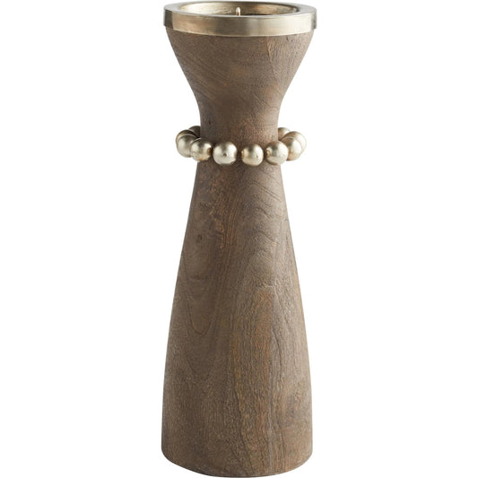 Parvati Candle Holder by Cyan Design. Made from wood, iron in a modern style.