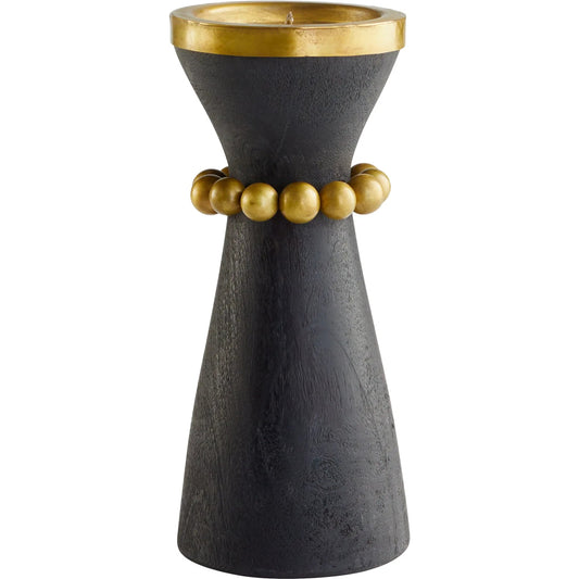 Parvati Candle Holder by Cyan Design. Made from wood, iron in a modern style.