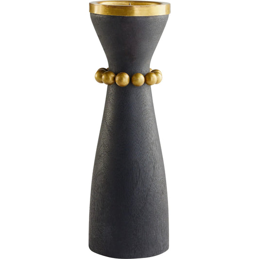 Parvati Candle Holder by Cyan Design. Made from wood, iron in a modern style.