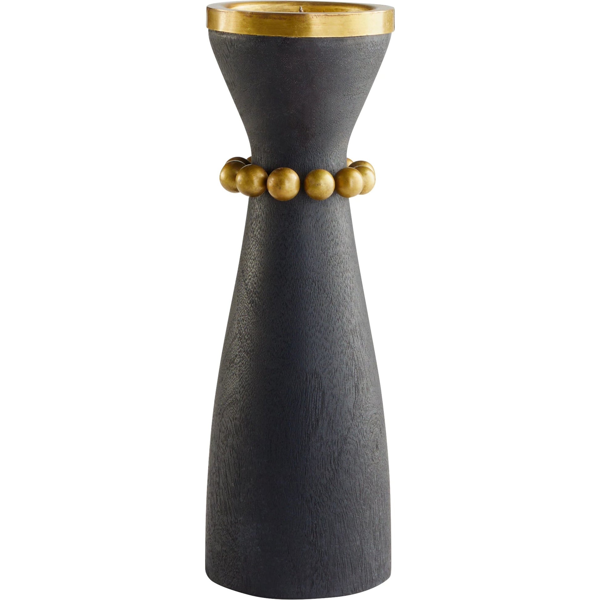 Parvati Candle Holder by Cyan Design. Made from wood, iron in a modern style.