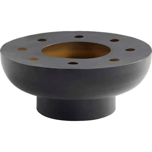 Naktis Bowl by Cyan Design in matte black. Made from iron in a modern style.