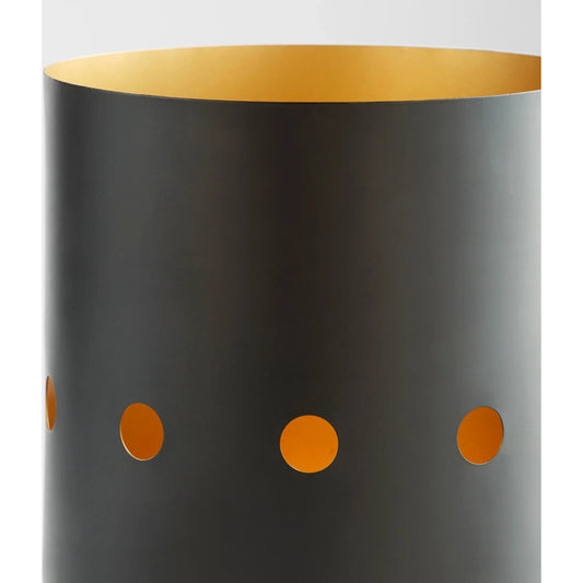 Naktis Vase by Cyan Design in black, brass. Made from unique in a modern style.