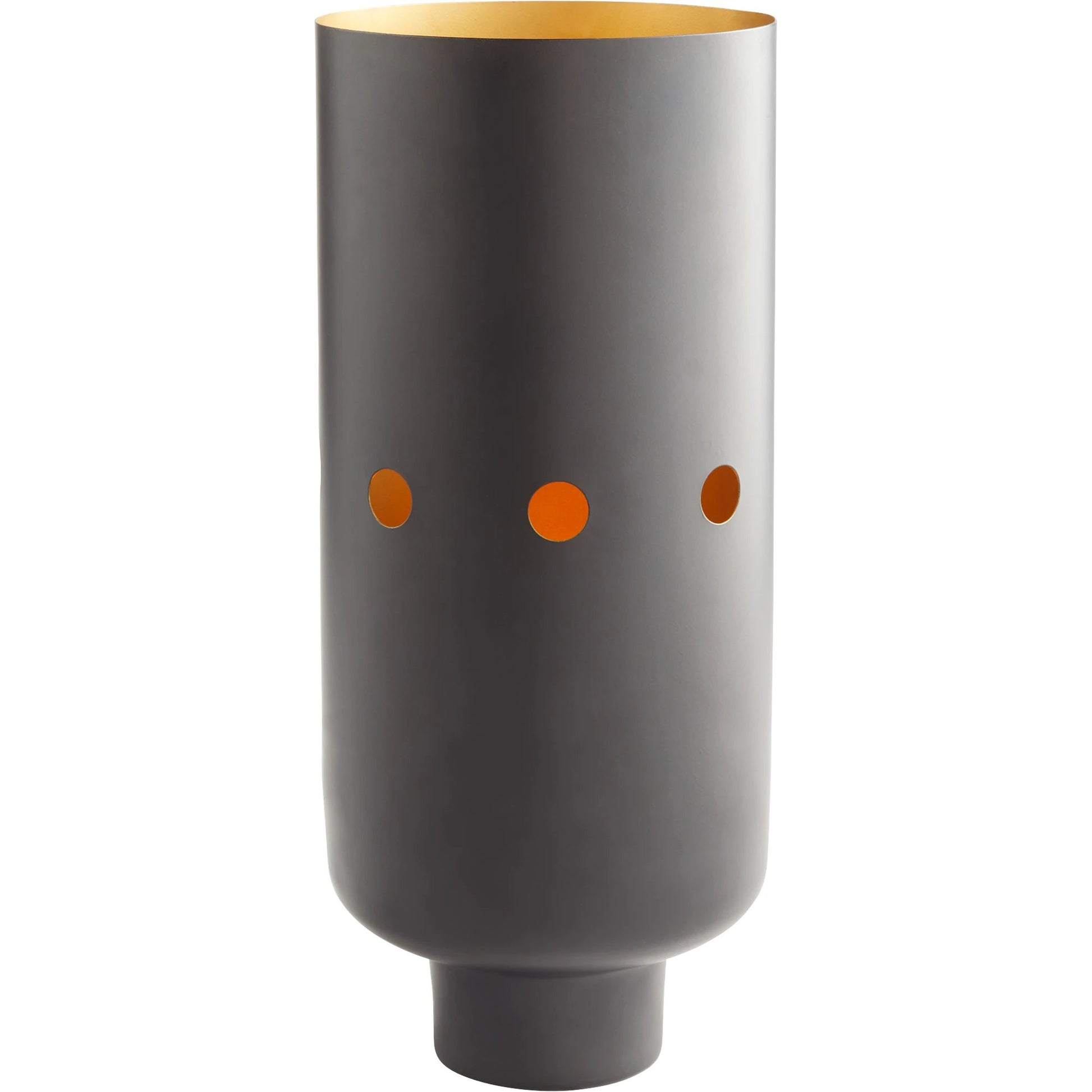 Naktis Vase by Cyan Design in black, brass. Made from unique in a modern style.