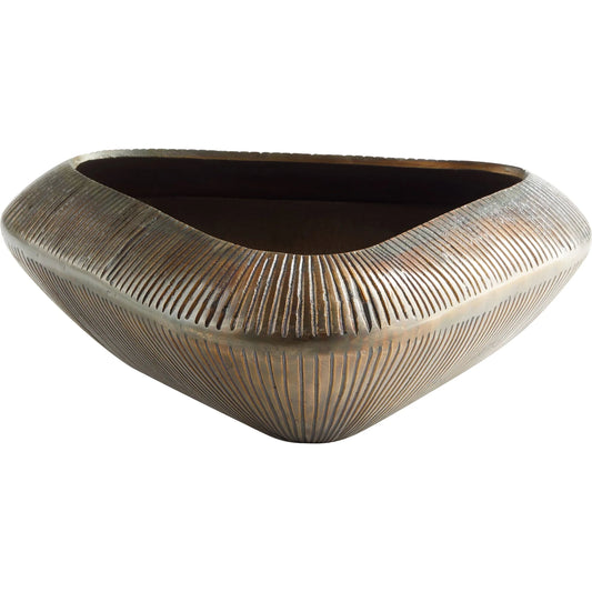 Prism Bowl by Cyan Design in antique bronze. Made from unique in a modern style.