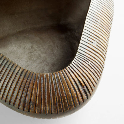 Prism Bowl by Cyan Design in antique bronze. Made from unique in a modern style.