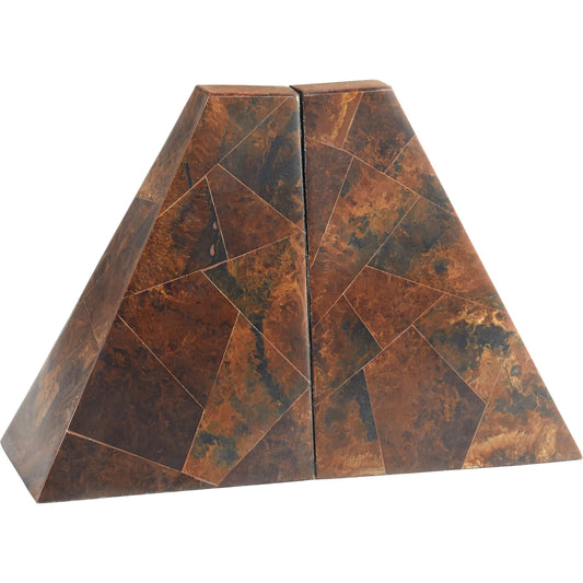 Taurus Bookends by Cyan Design in brown. Made from unique in a modern style.