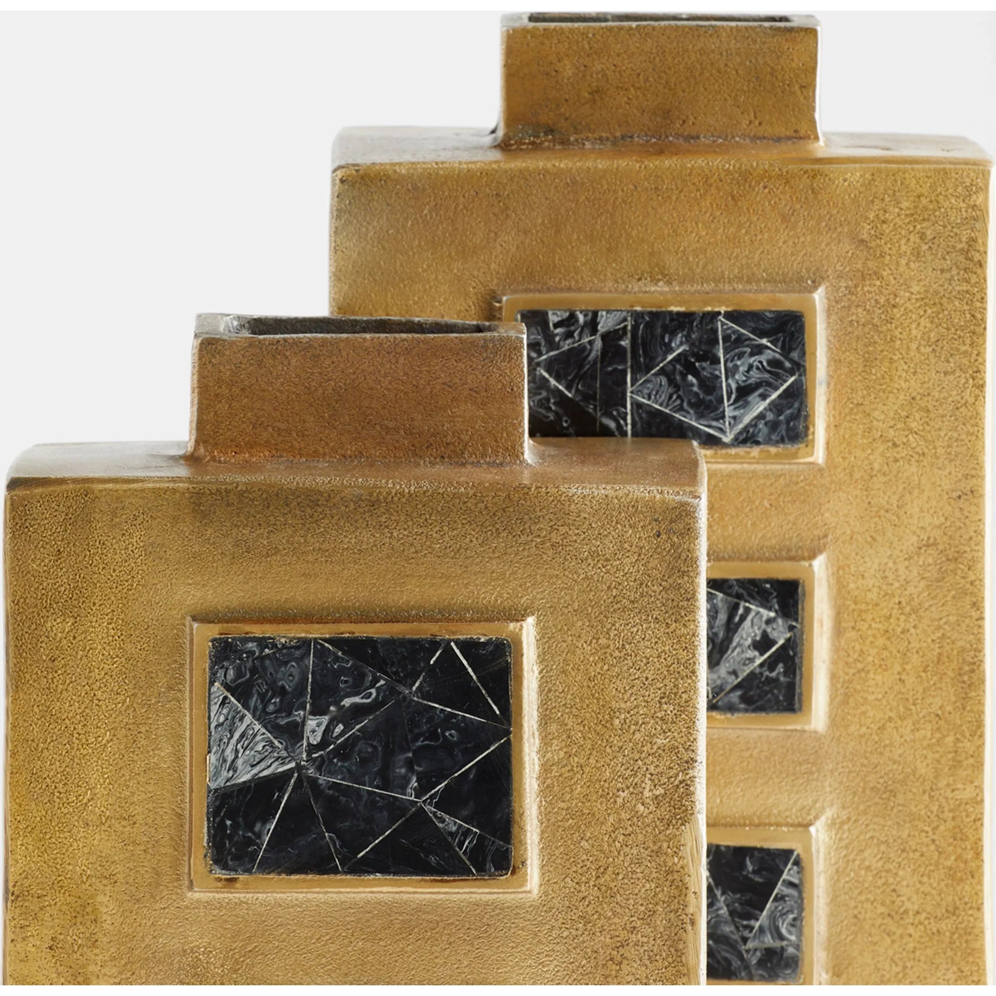 Malkate Vase by Cyan Design in antique brass. Made from unique in a modern style.