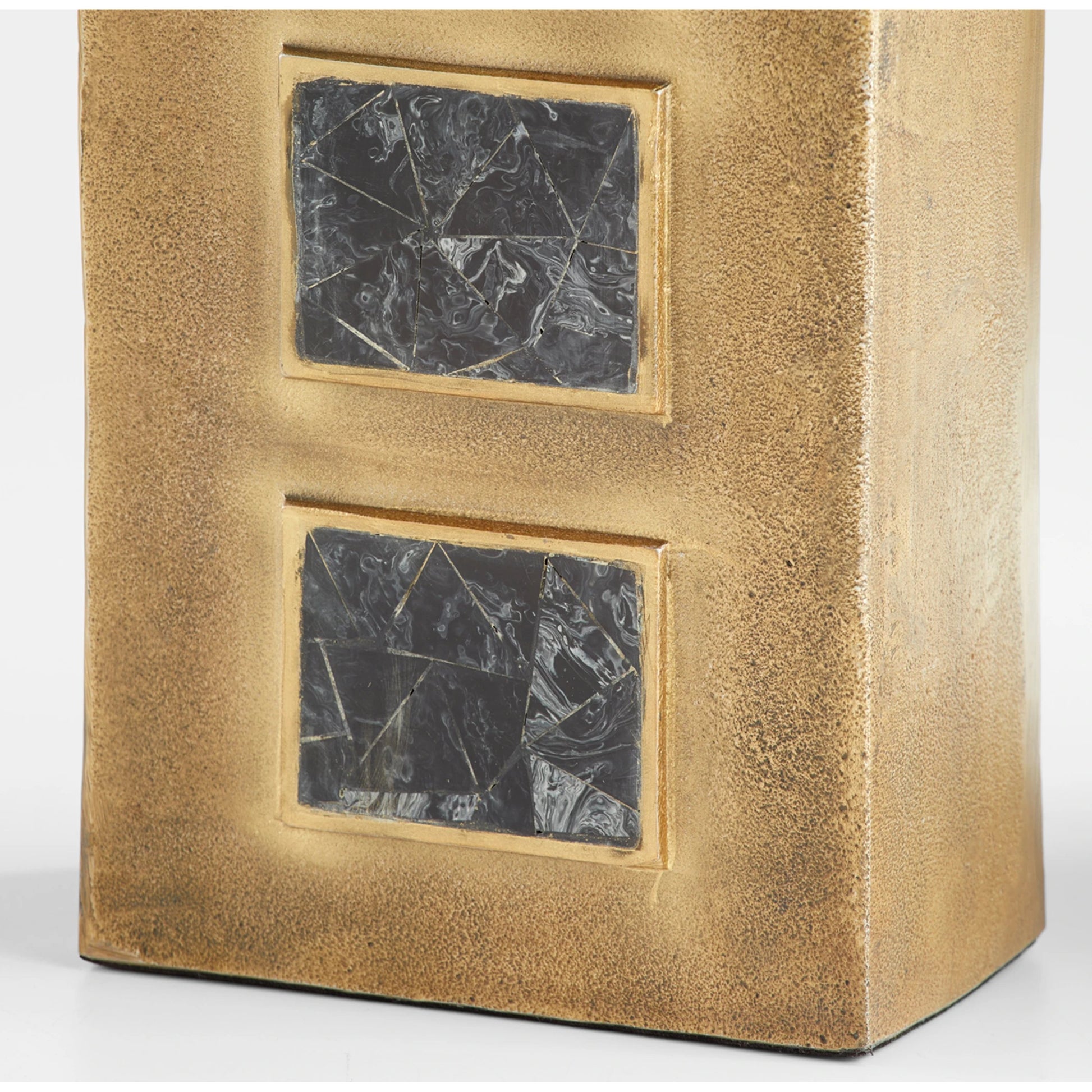 Malkate Vase by Cyan Design in antique brass. Made from unique in a modern style.