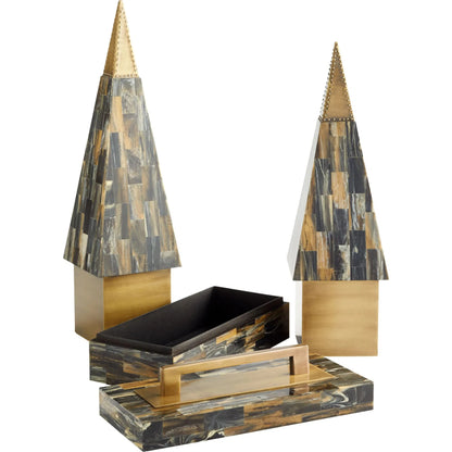 Cairo Spire by Cyan Design in antique brass. Made from unique in a modern style.