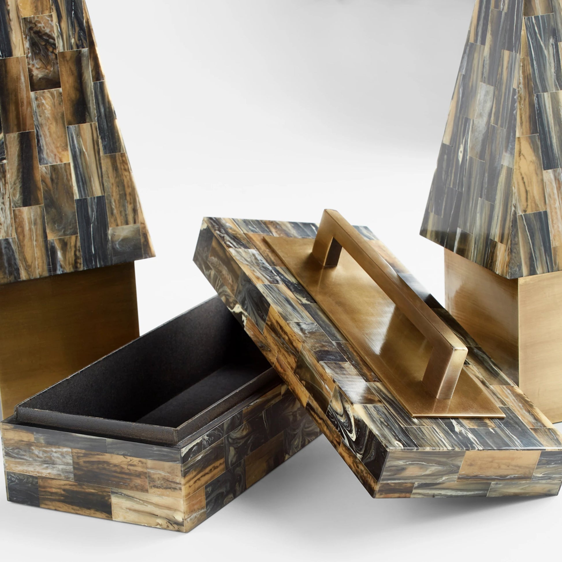 Cairo Spire by Cyan Design in antique brass. Made from unique in a modern style.