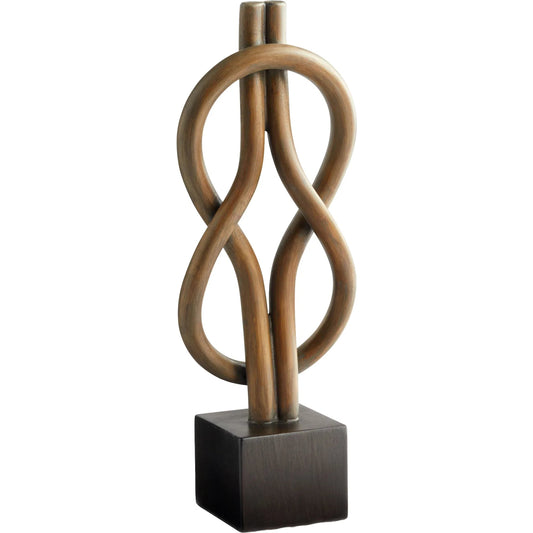 Hercules Knot by Cyan Design in black. Made from wood in a modern style.