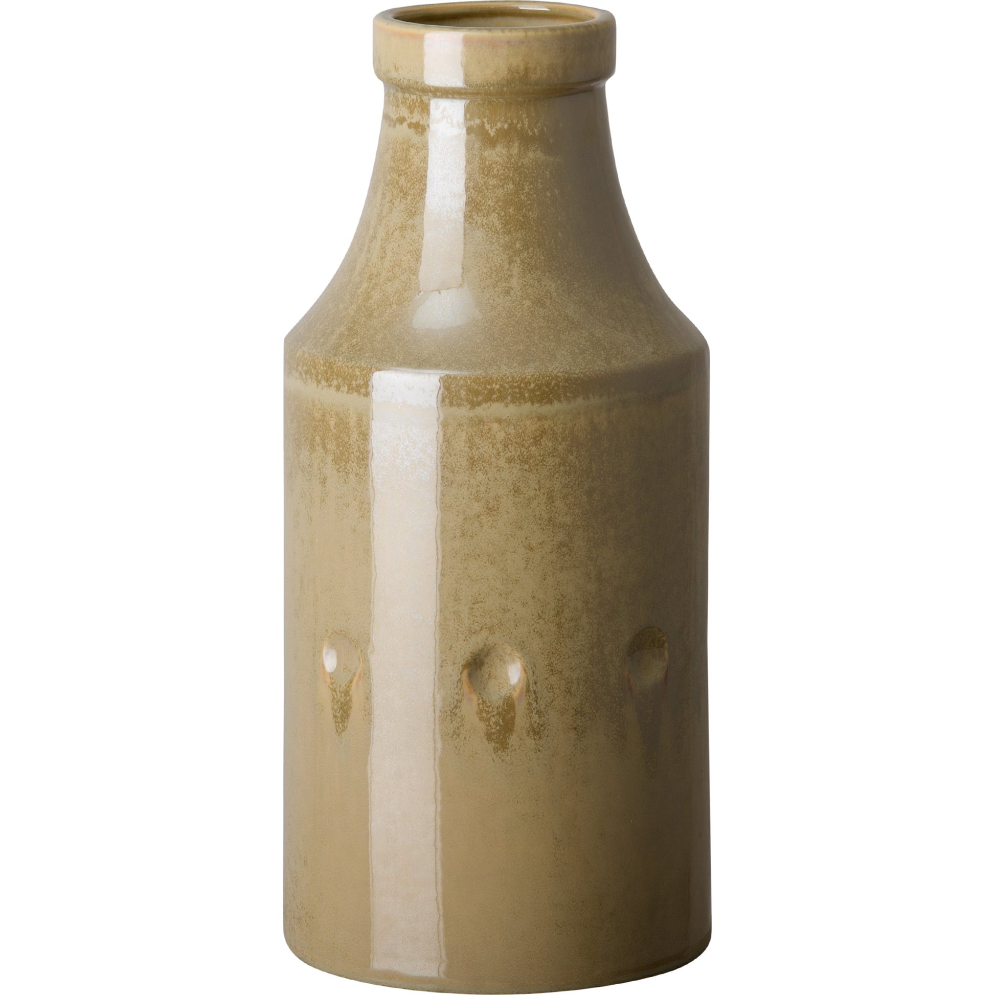 Medium Milk Jug Vase by Emissary USA in white. Made from unique in a traditional style.