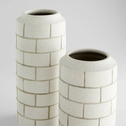 Mason Vase by Cyan Design in matte grey speckle. Made from unique in a modern style.