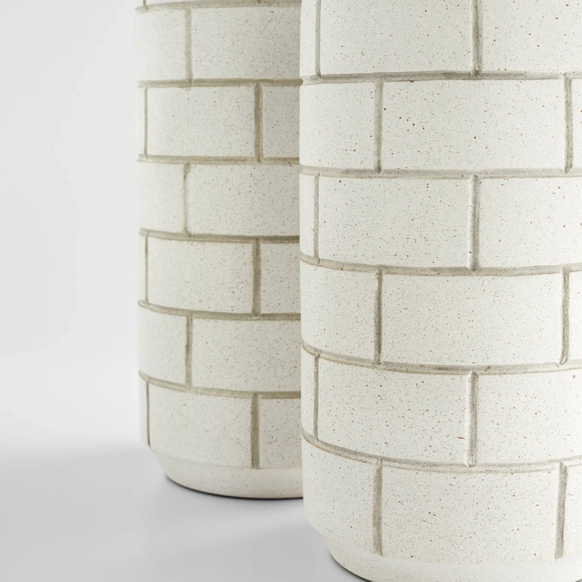 Mason Vase by Cyan Design in matte grey speckle. Made from unique in a modern style.