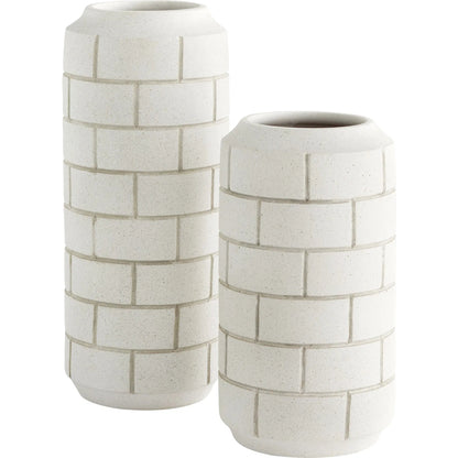 Mason Vase by Cyan Design in matte grey speckle. Made from unique in a modern style.