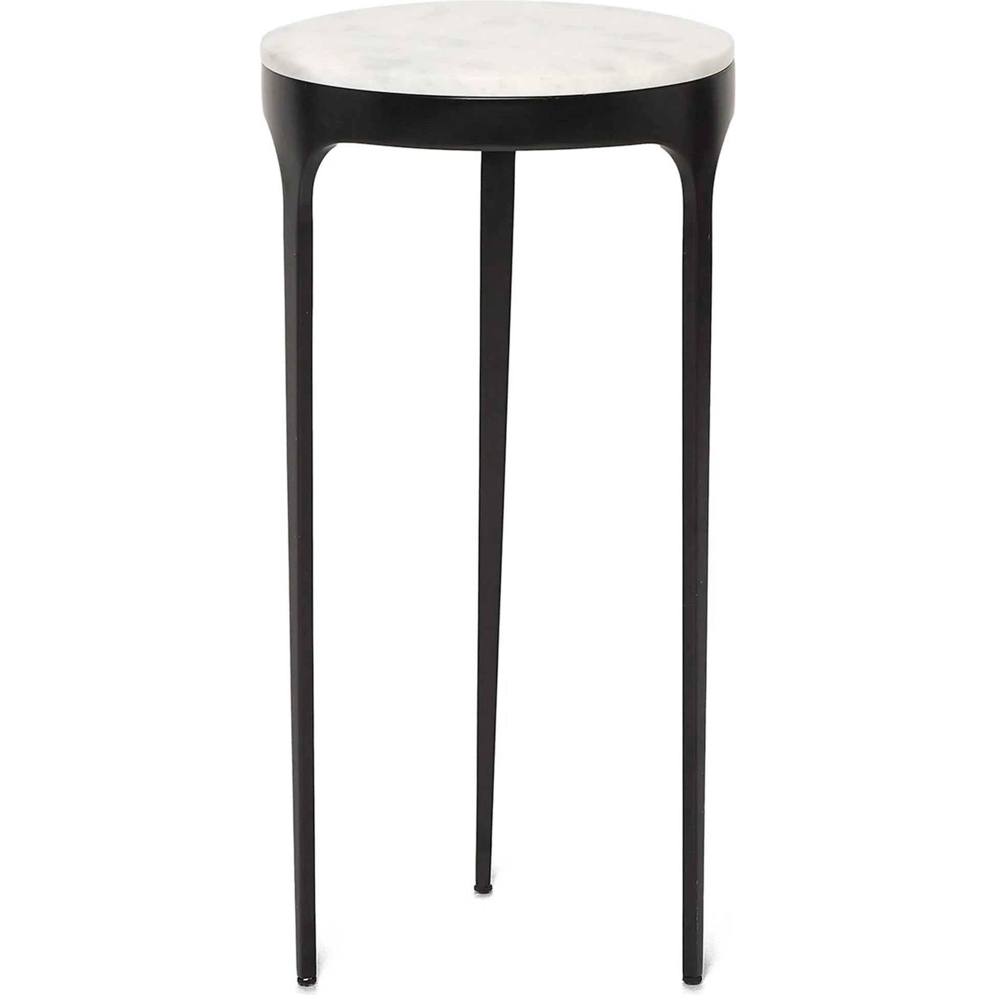 Camilla Drink Table by Interlude Home. Made from stainless steel, marble in a modern style.