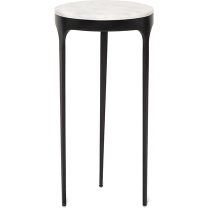 Camilla Drink Table by Interlude Home. Made from stainless steel, marble in a modern style.