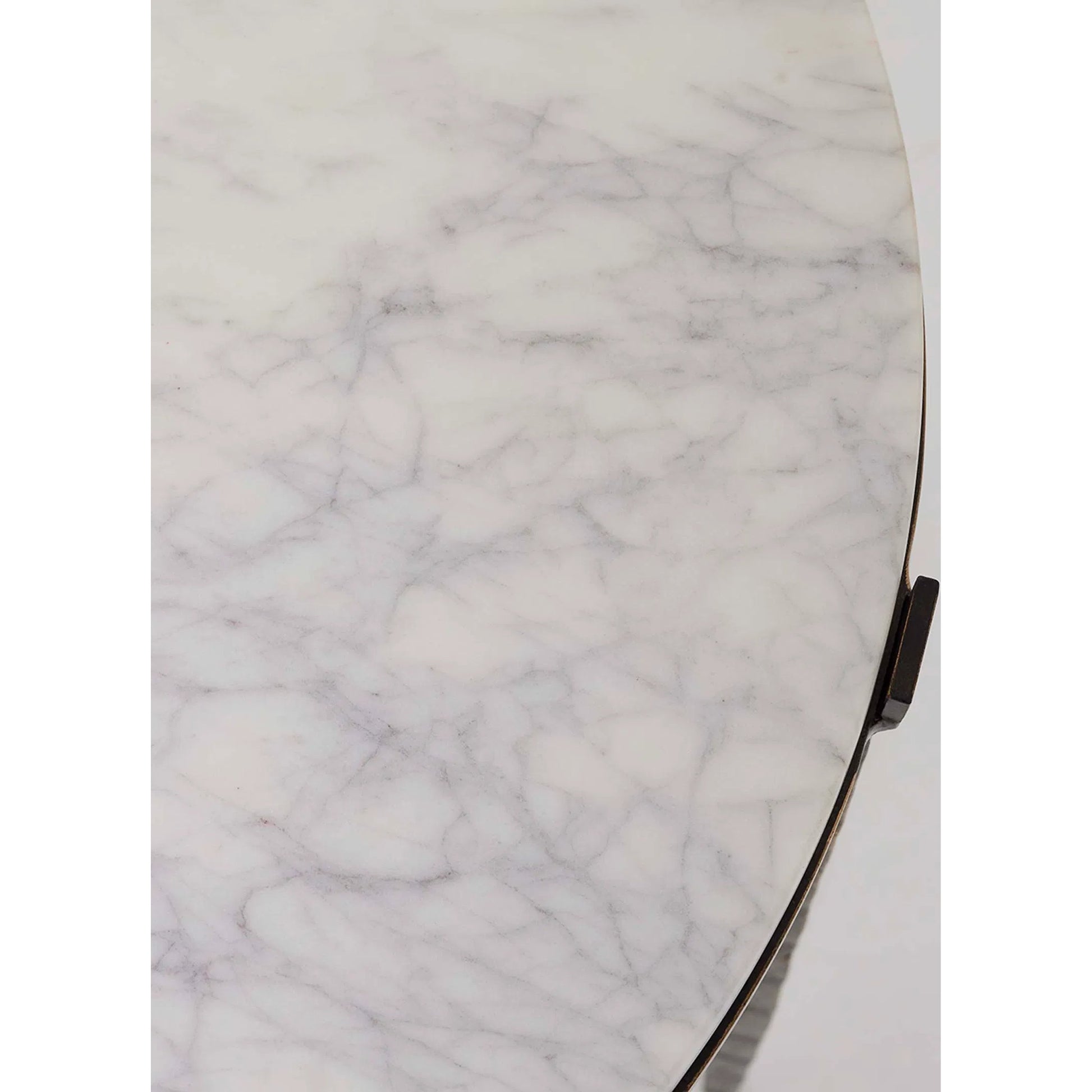 Camilla Drink Table by Interlude Home. Made from stainless steel, marble in a modern style.