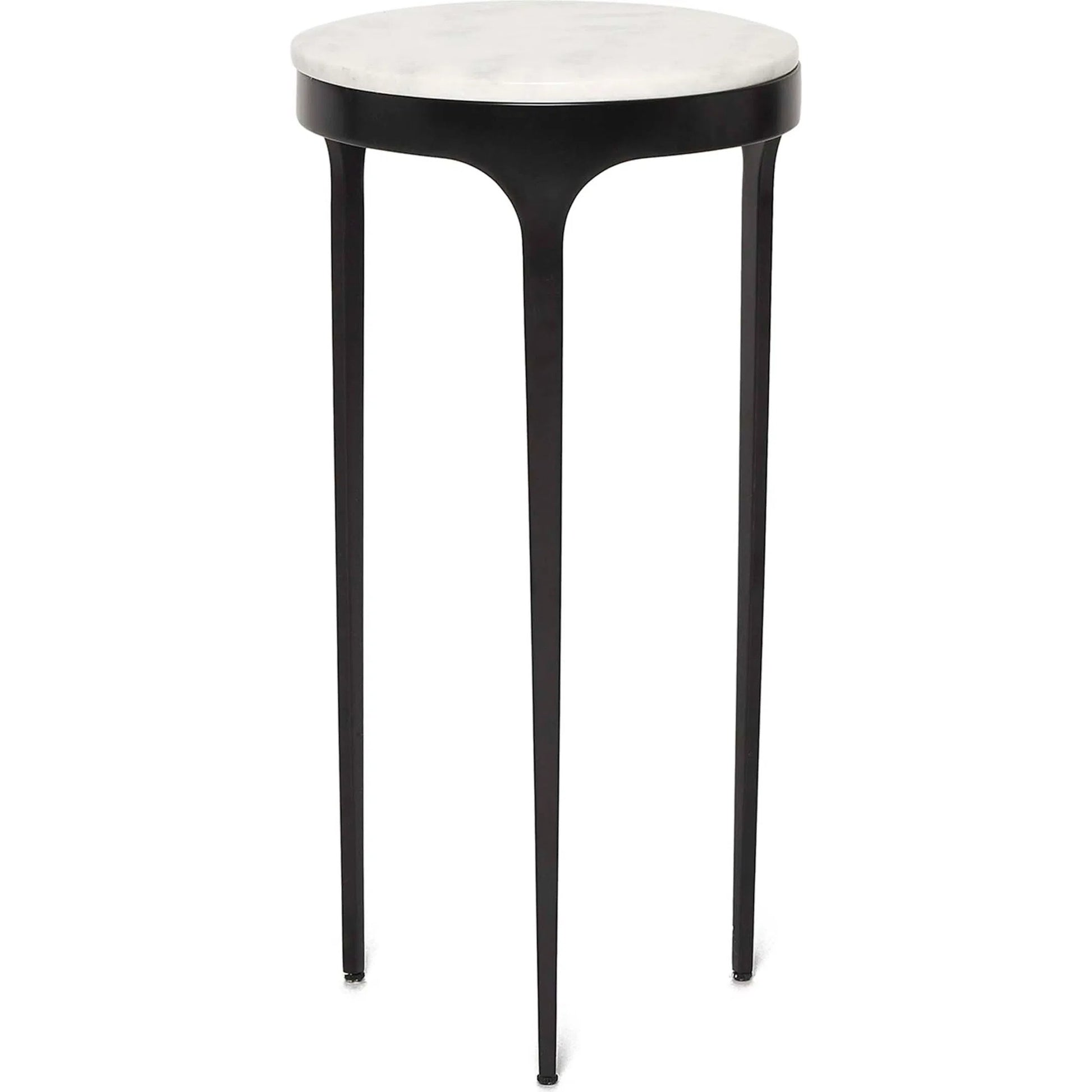 Camilla Drink Table by Interlude Home. Made from stainless steel, marble in a modern style.