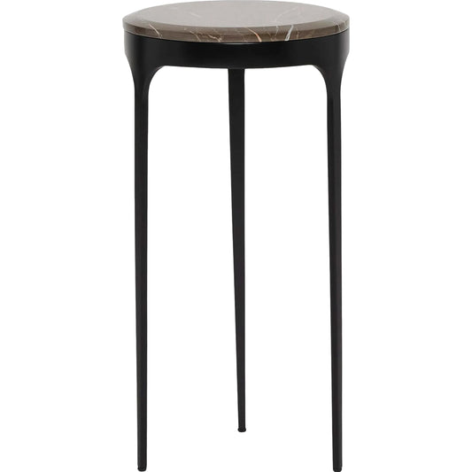 Camilla Drink Table by Interlude Home. Made from stainless steel, marble in a modern style.