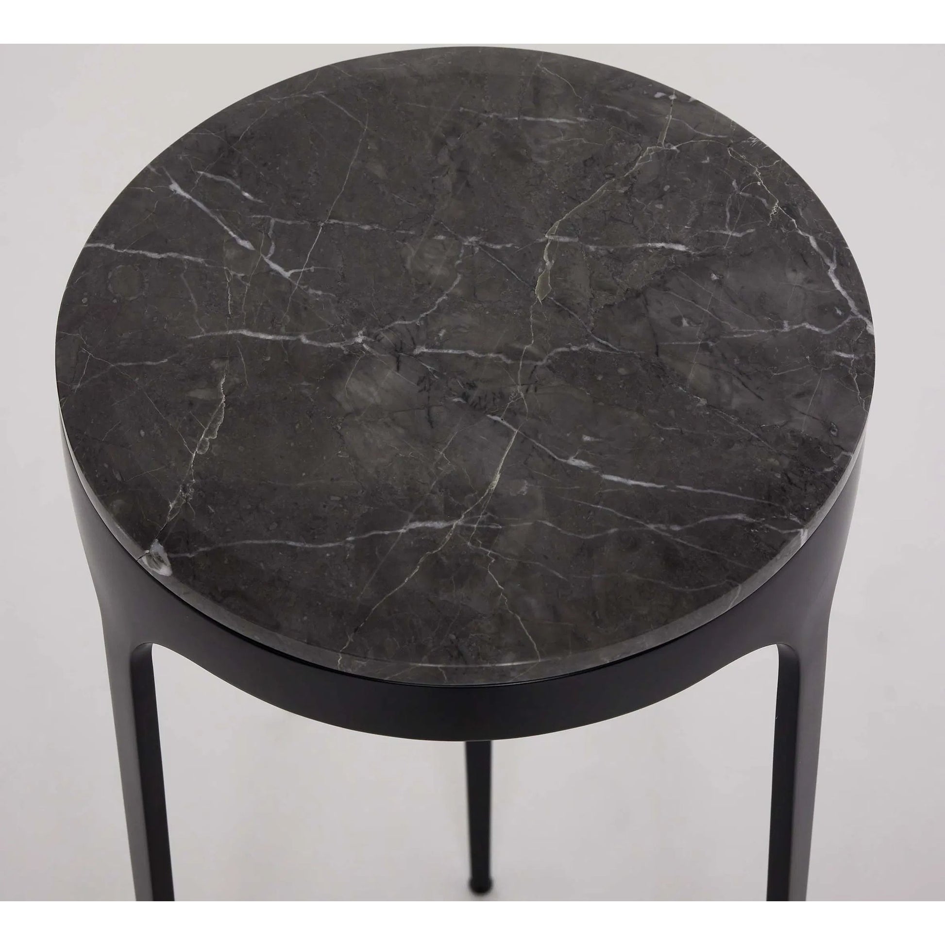 Camilla Drink Table by Interlude Home. Made from stainless steel, marble in a modern style.