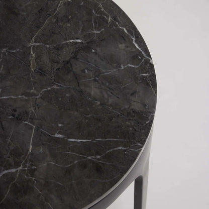 Camilla Drink Table by Interlude Home. Made from stainless steel, marble in a modern style.