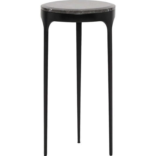 Camilla Drink Table by Interlude Home. Made from stainless steel, marble in a modern style.