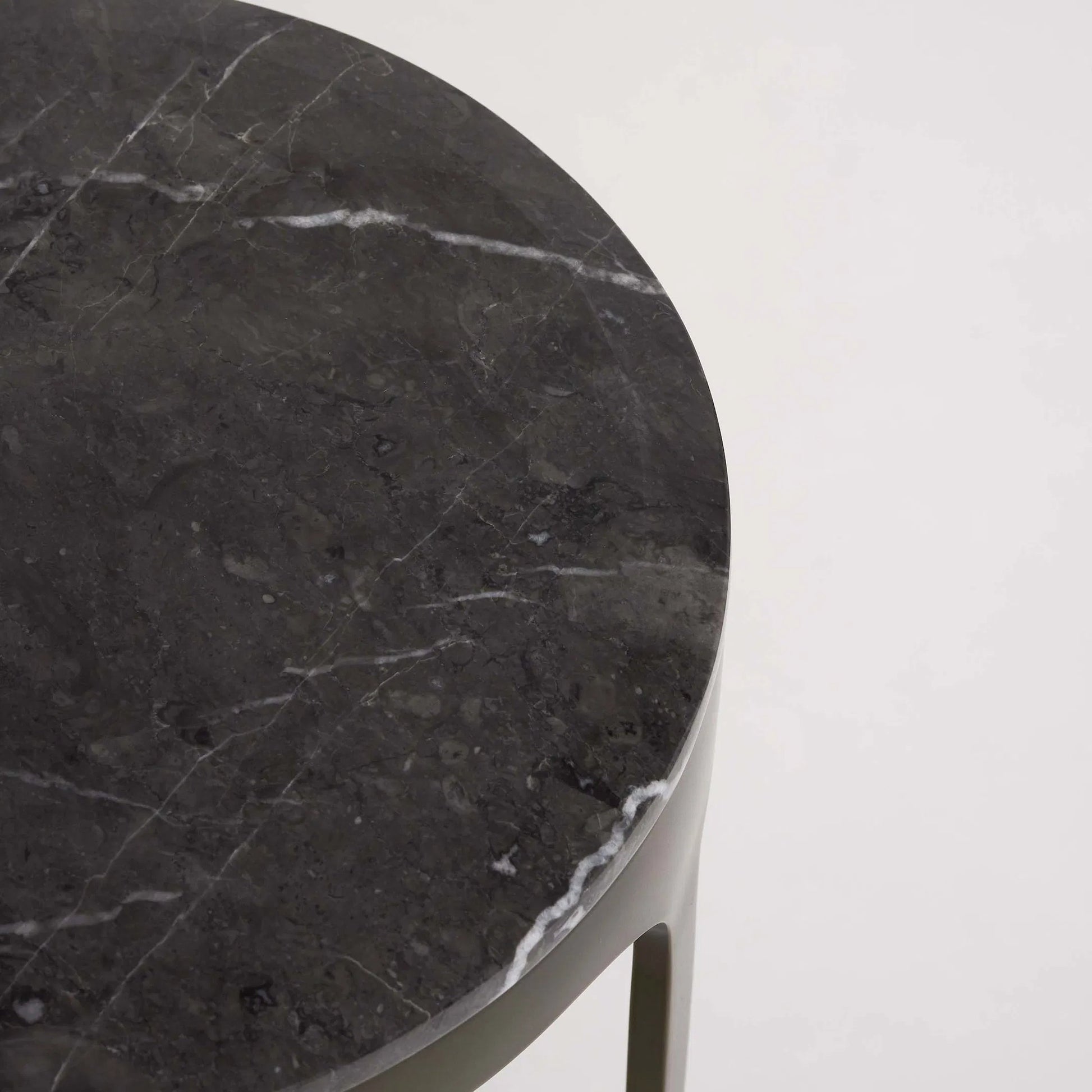 Camilla Drink Table by Interlude Home. Made from stainless steel, marble in a modern style.