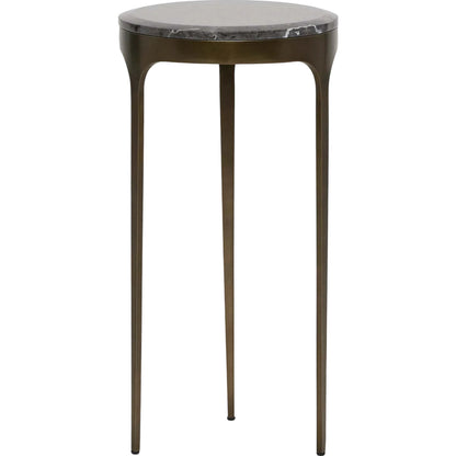 Camilla Drink Table by Interlude Home. Made from stainless steel, marble in a modern style.